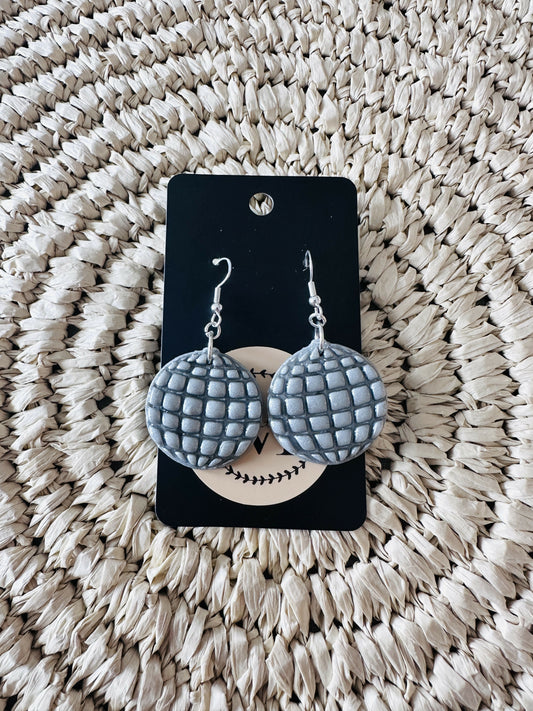 Polymer Clay Disco Ball Earrings