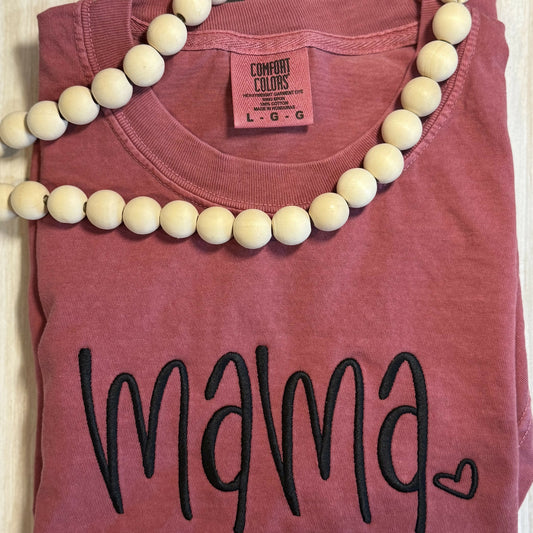 Mama CC Embroidered T-Shirt