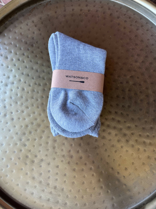 Solid Crew Sock