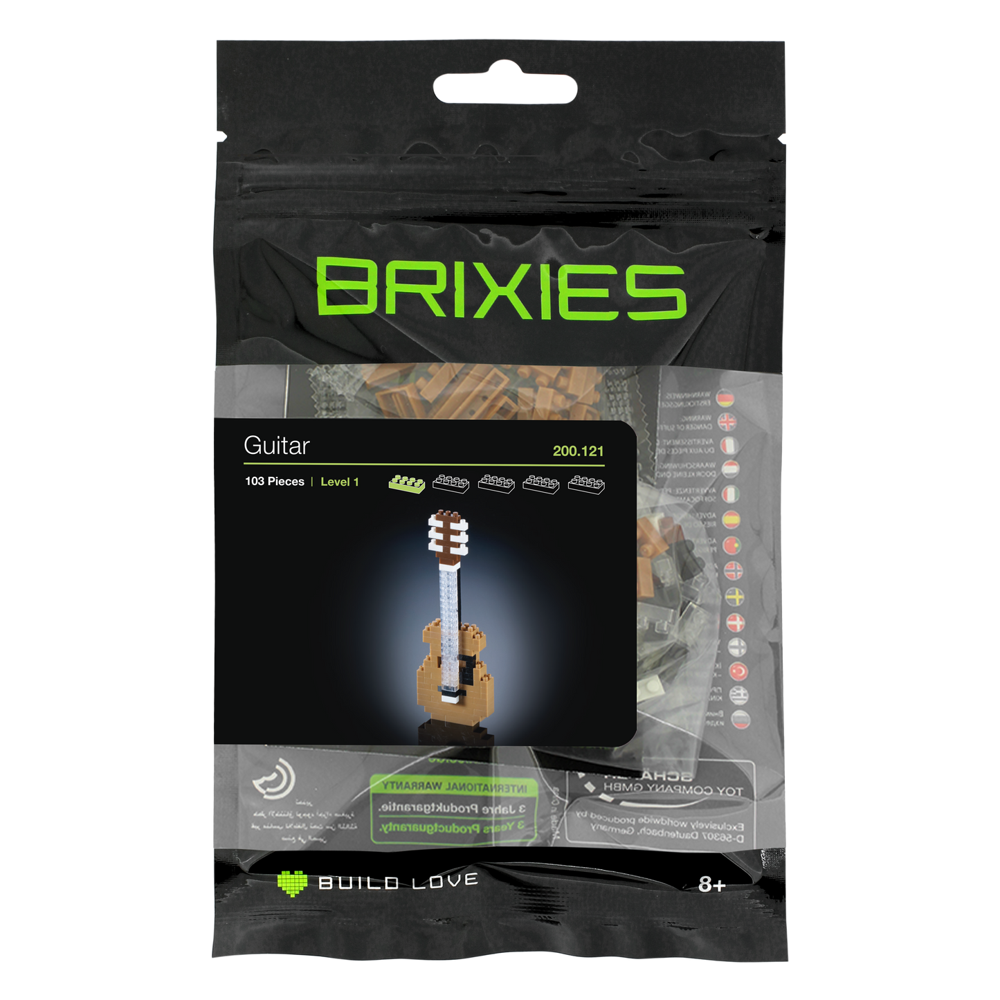 Brixies Small Zip Bag Guitar