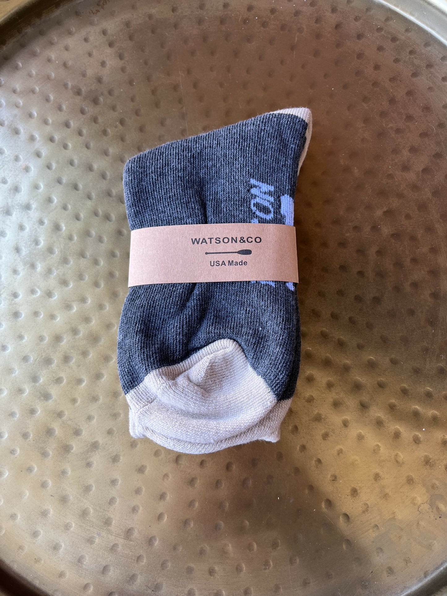 Two-Tone Crew Sock