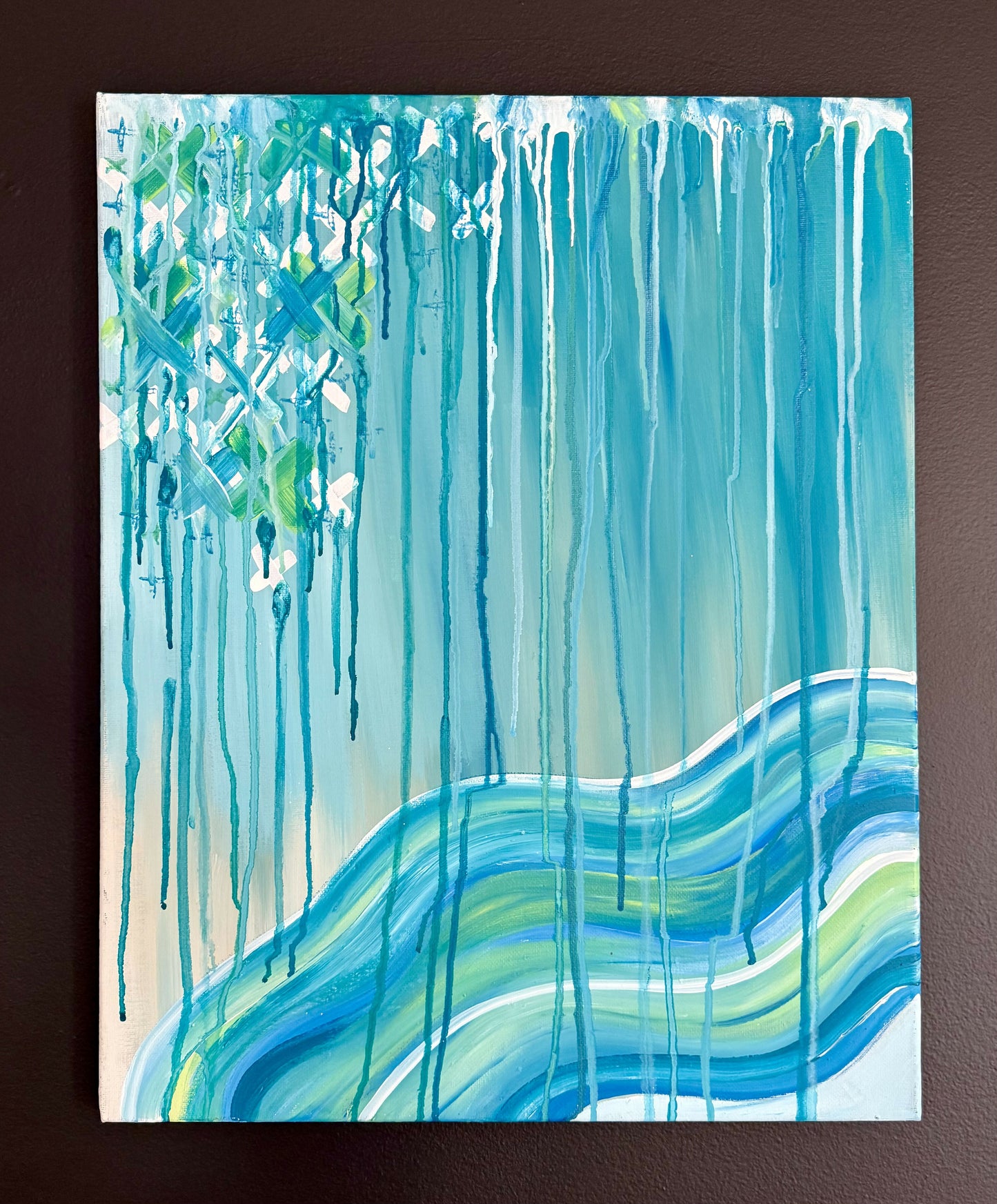 Blue Abstract Painting