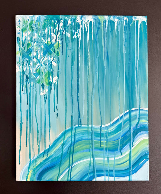 Blue Abstract Painting
