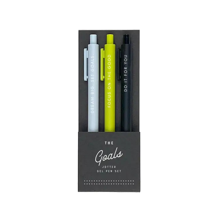 Gel Pen 3-Pack - The Goals
