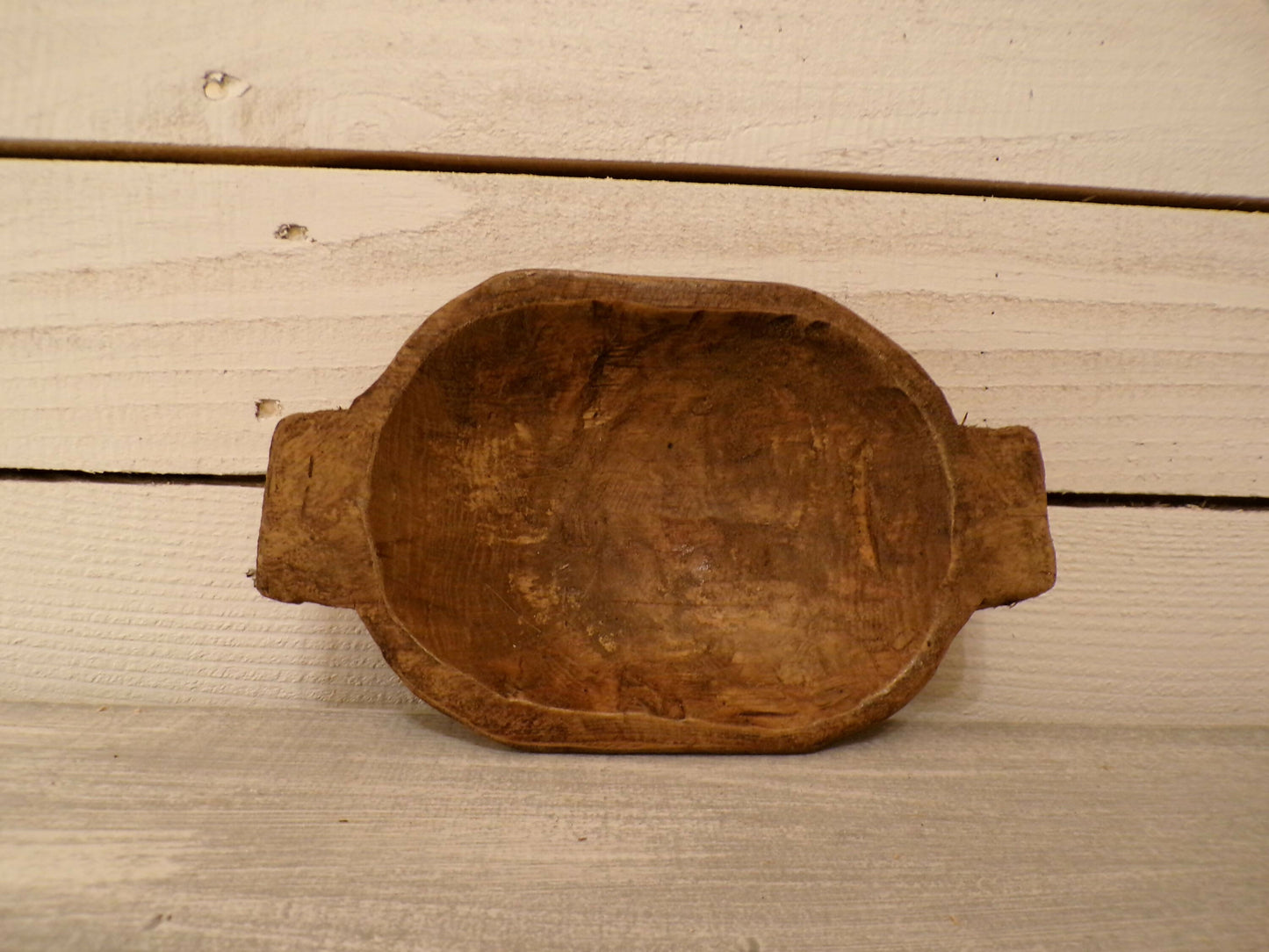 dough bowl brown with handles small size