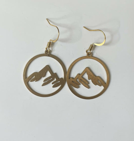 Mountain Gold Earrings