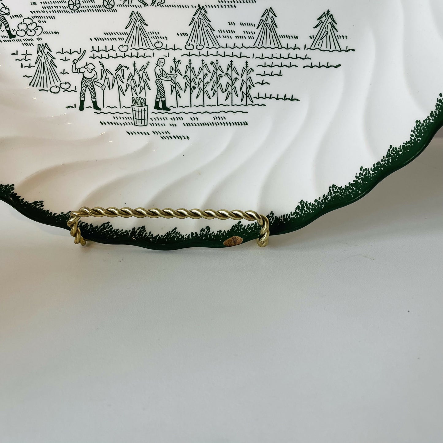 Vintage Countryside Serving Platter