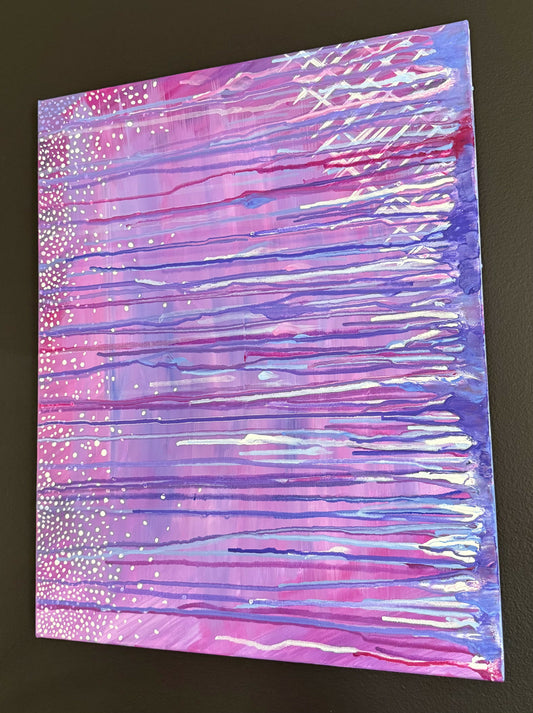 Pink Abstract Painting