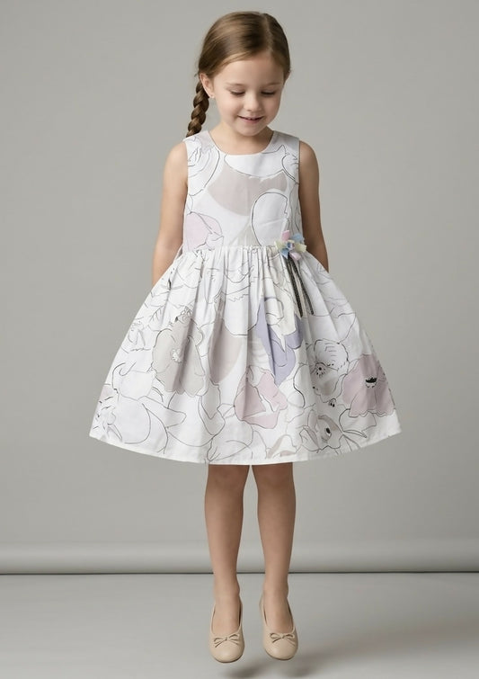 Whispering Petals Garden Dress
