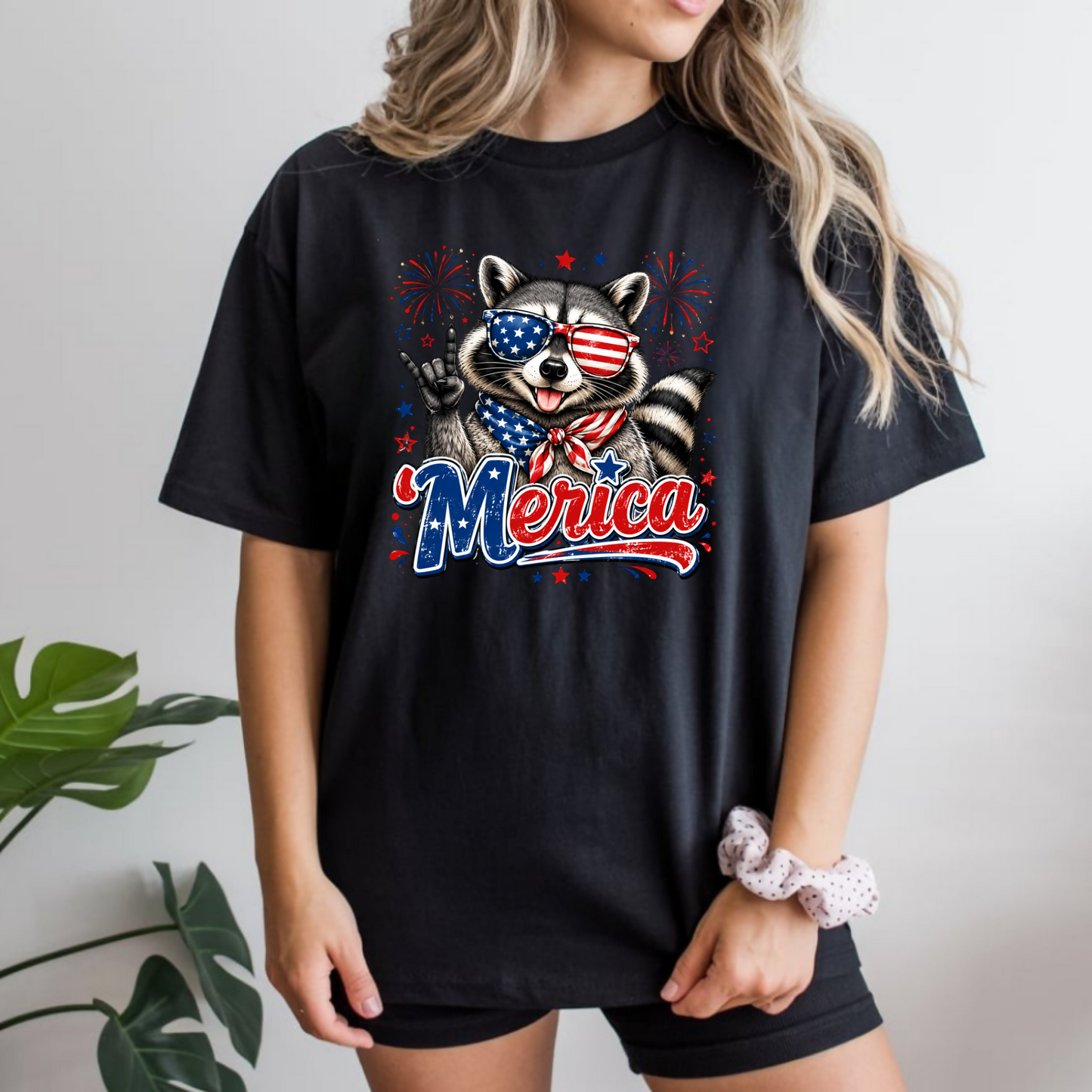 T-Shirt - Black - Merica