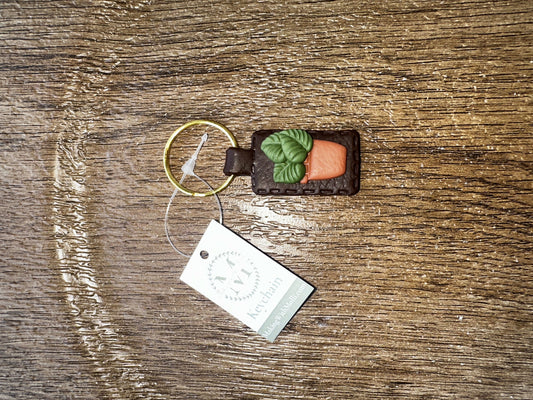 Potted Plant Keychain