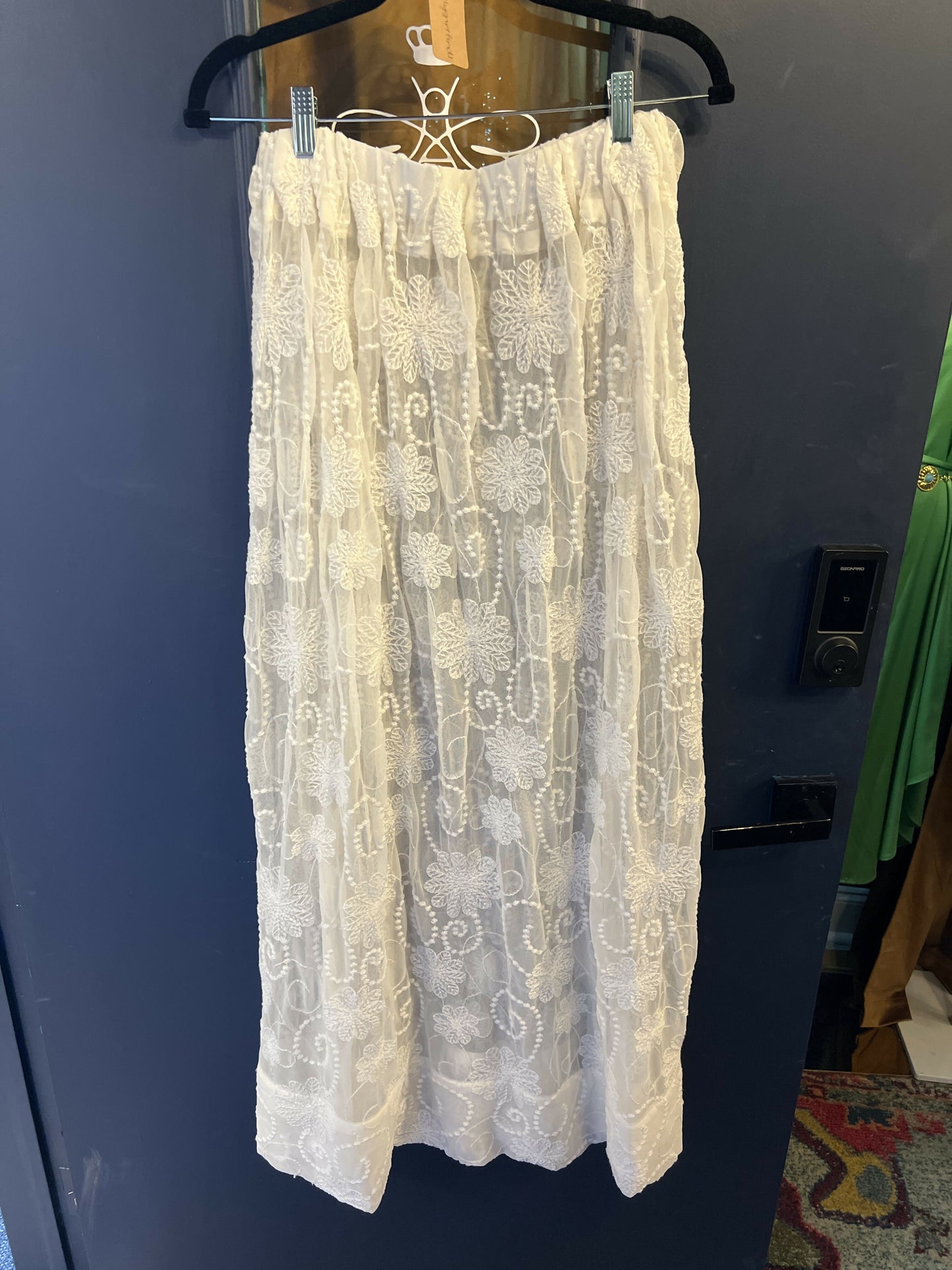Floral Lace Maxi Skirt