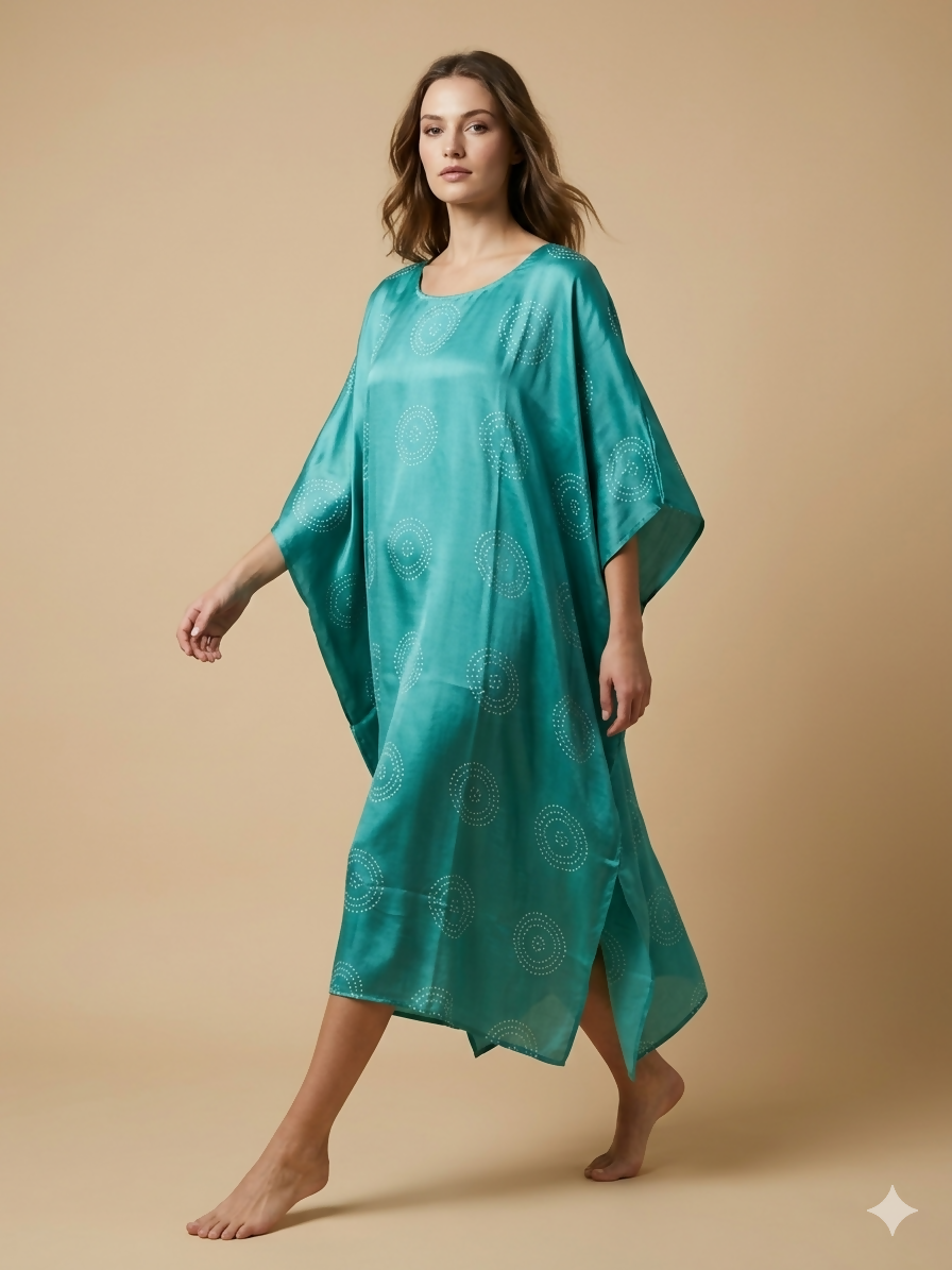 The Artisanal Ombre Silk Dress