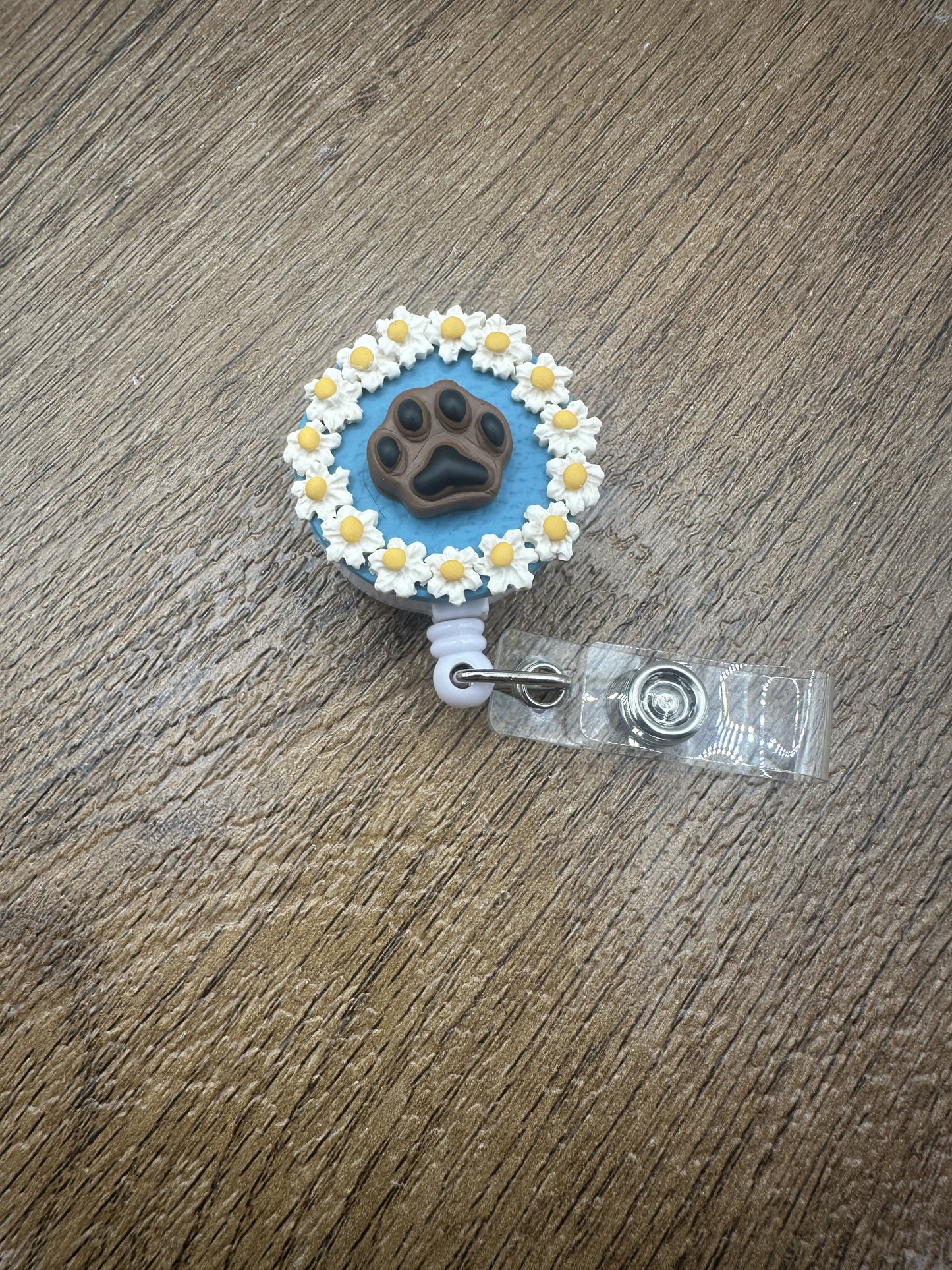 Pawprint ID Badge Reel