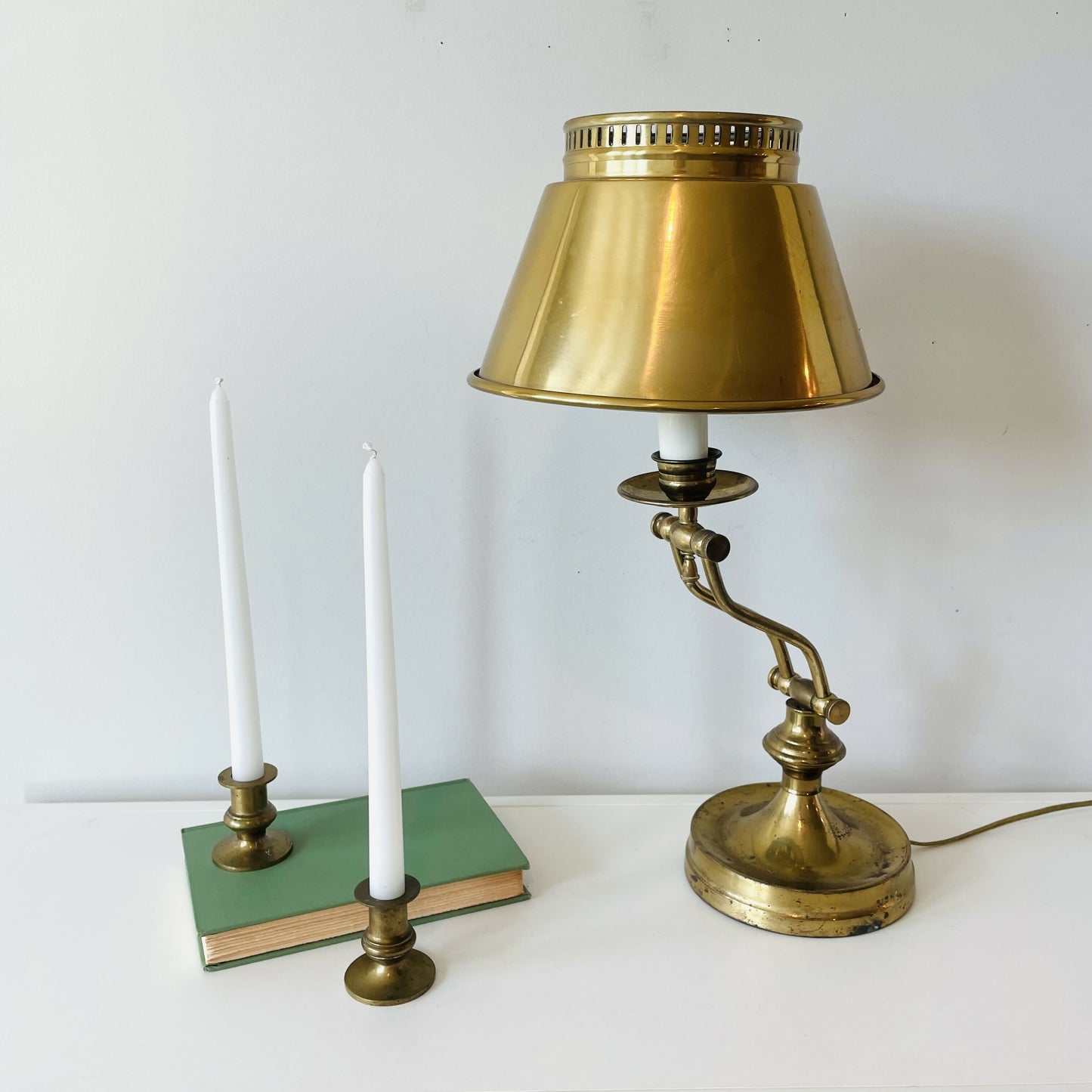 Vintage Brass Desk Lamp