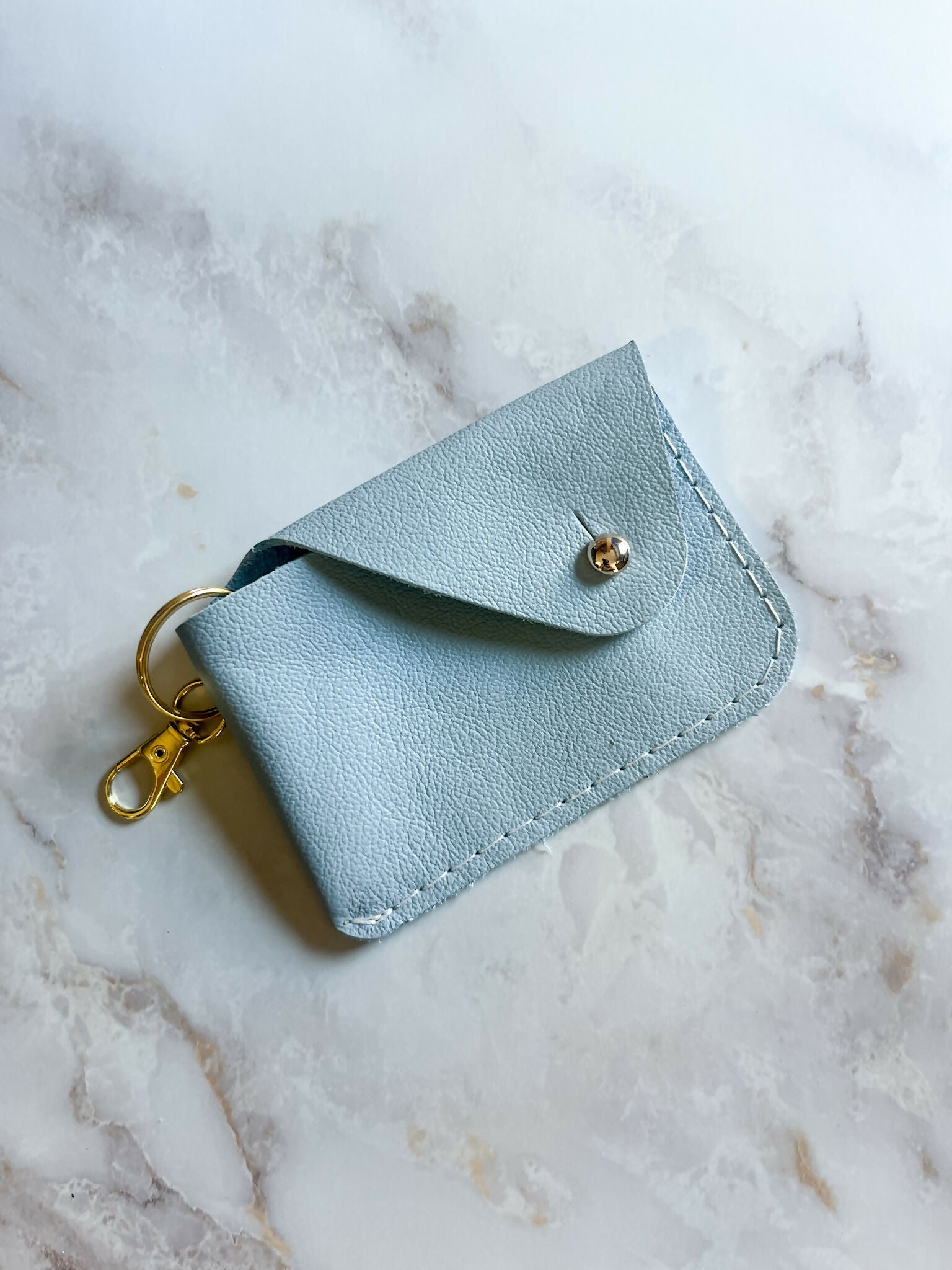 carolina mini card wallet card carrier keychain