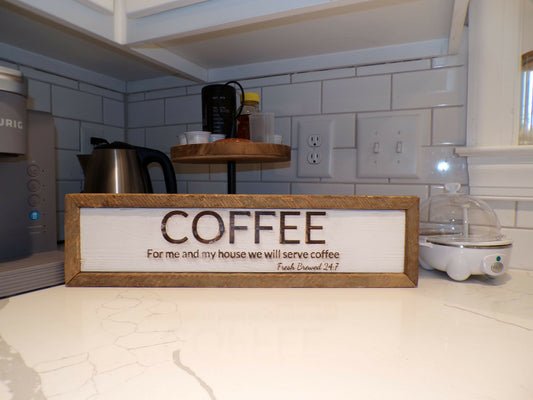 Rustic Coffee Sign