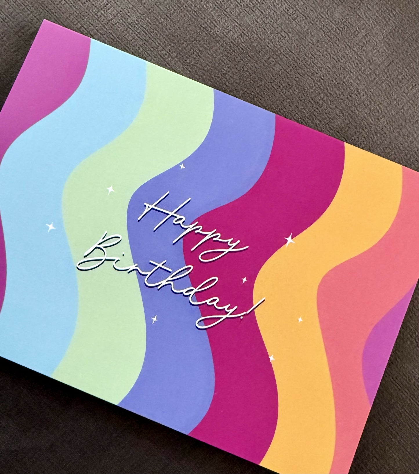 Rainbow Birthday Card