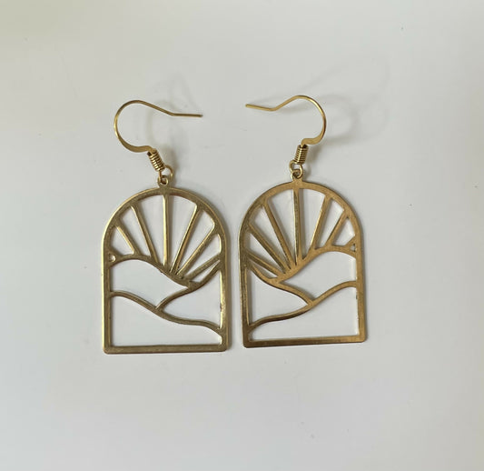Mountain Sun Earrings