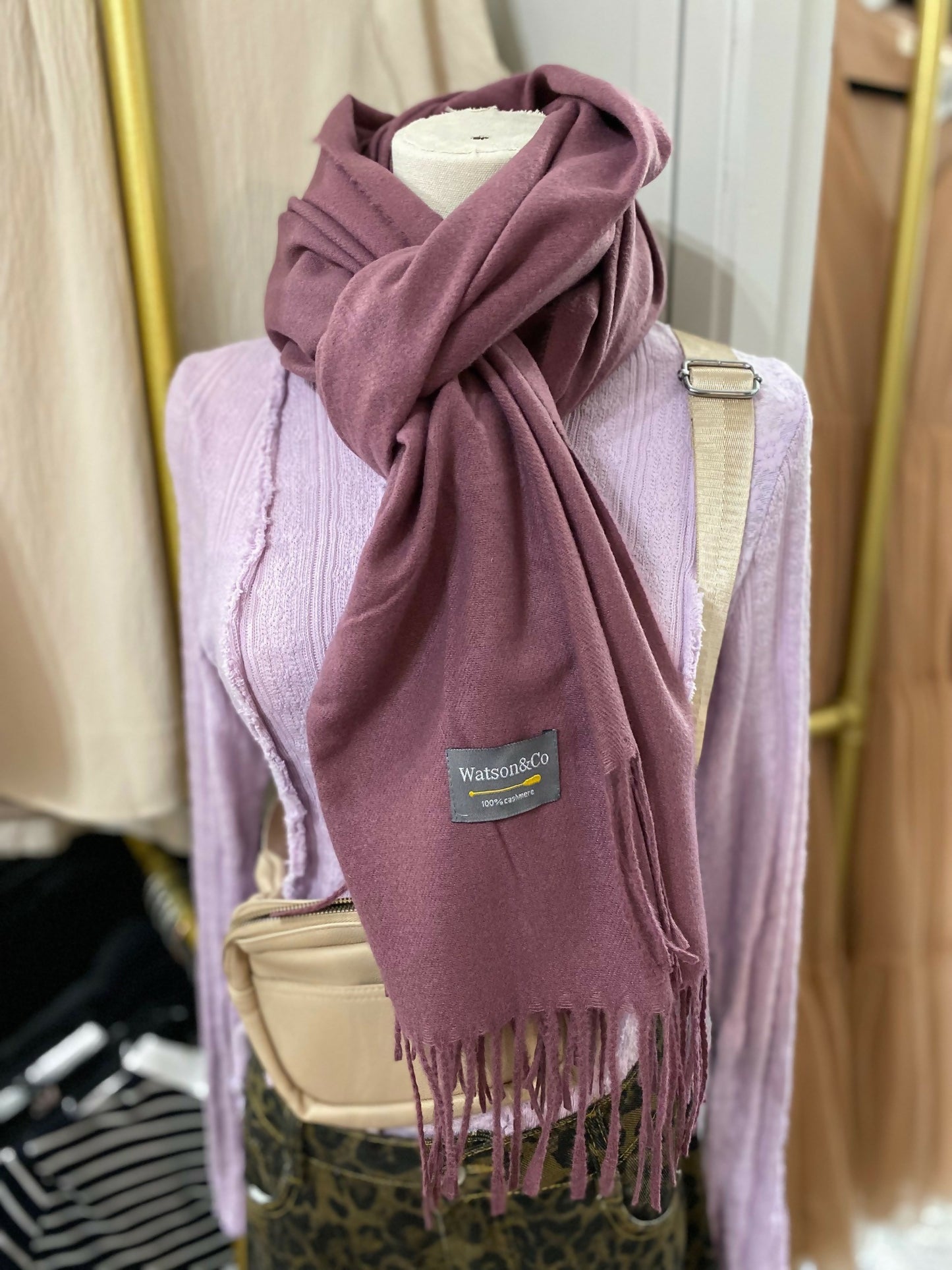 Watson & Co. Scarf - 100% Cashmere