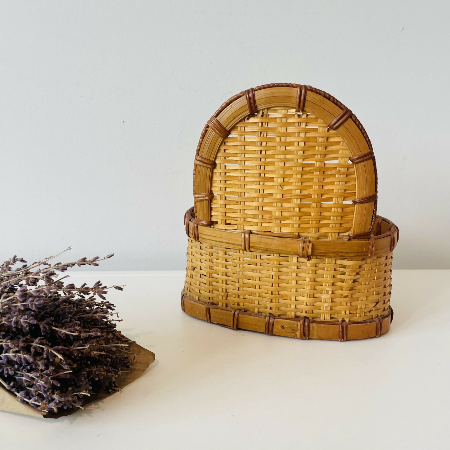 Vintage Wicker Planter