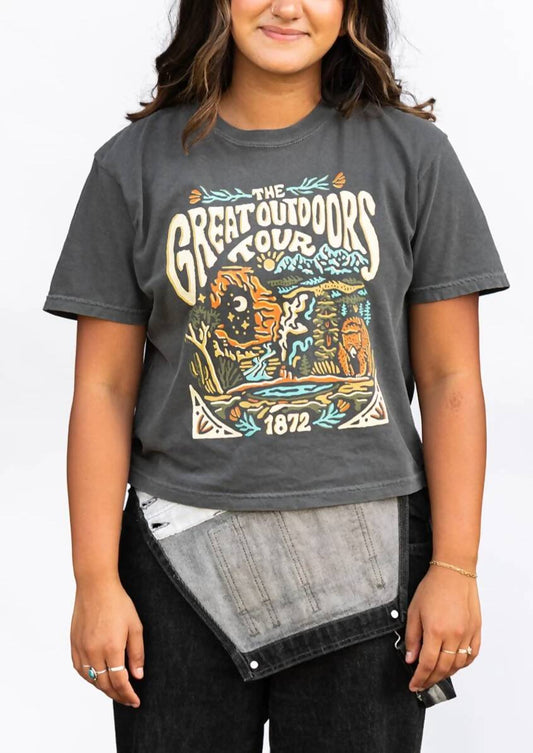 The Great Outdoors Tour Cropped Tee