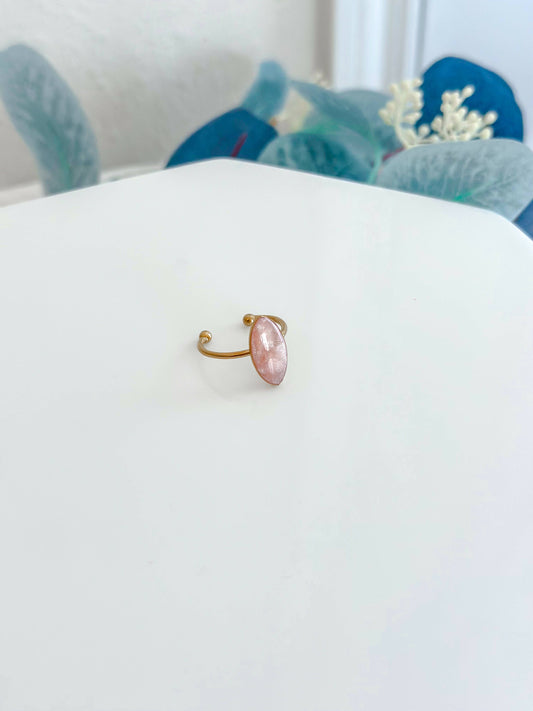 Marquise Ring | pink champagne