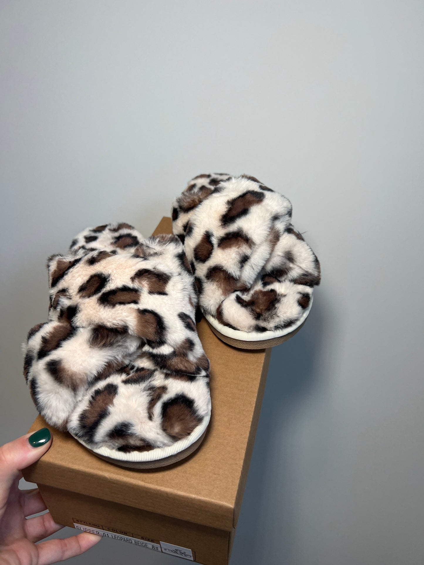 Cheetah Slippers