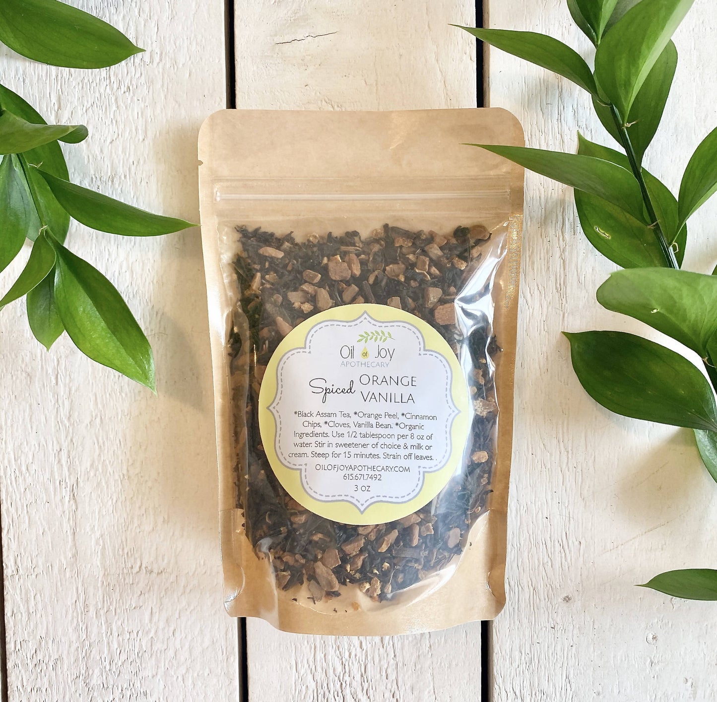 Spiced Vanilla Orange Tea Blend, Organic