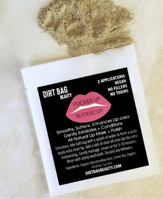 Pucker Up Buttercup Clay Lip Mask