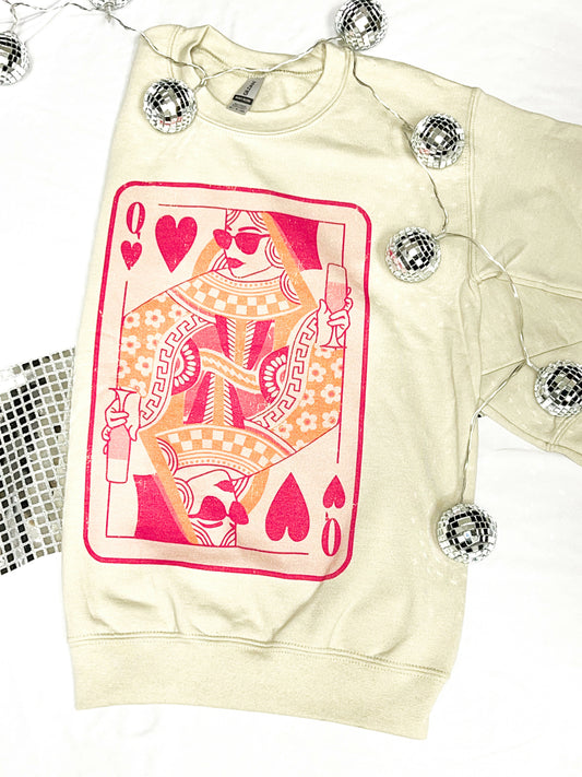 Queen of Hearts Sweatshirt