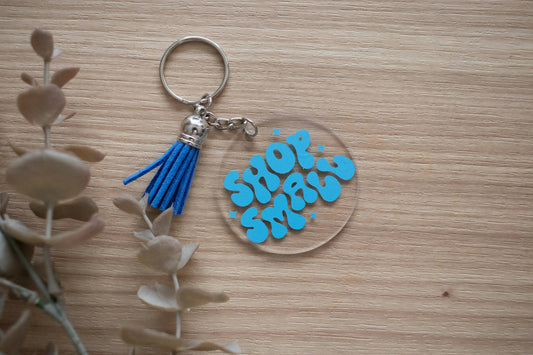 Shop Small Blue Keychain